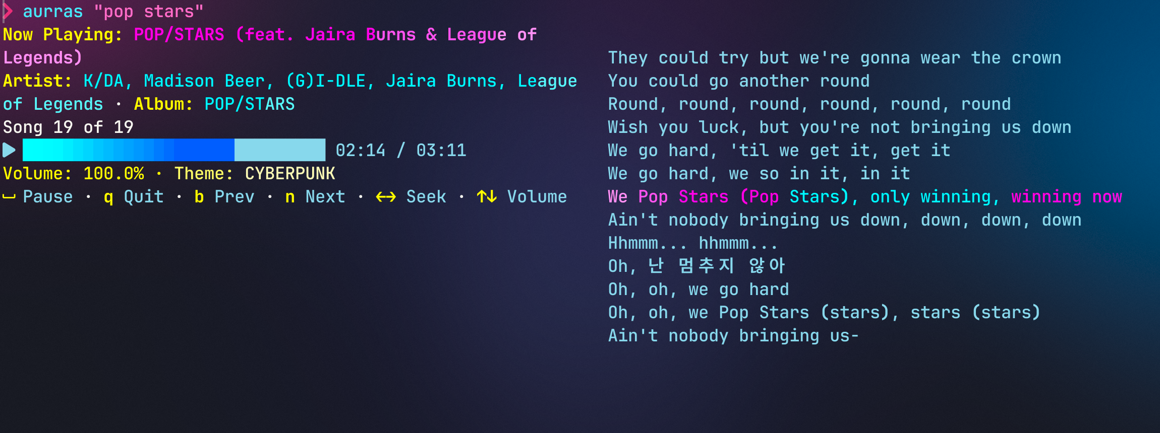 Cyberpunk Theme Preview