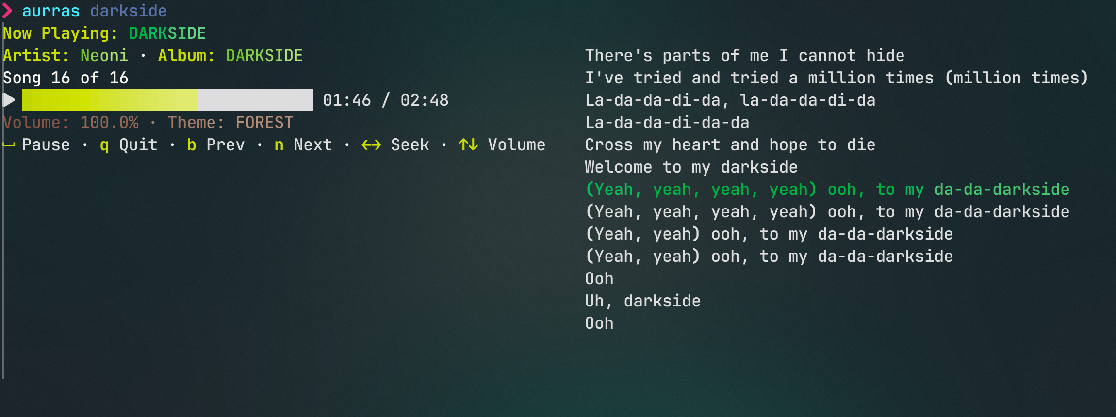 Forest Theme Preview
