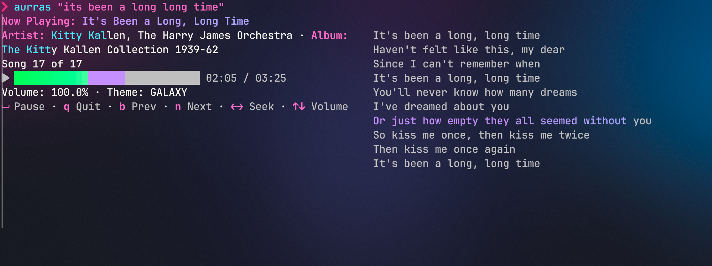 Galaxy Theme Preview